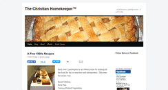 Desktop Screenshot of christianhomekeeper.org